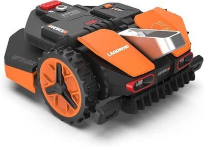 WORX - Robot tondeuse connecté - LANDROID VISION - 1300 m² - WR213E (Sans installation de fil périphérique, évite les obstacles, tond près des bordures, multizone, réglage via APP, tond sous la pluie)