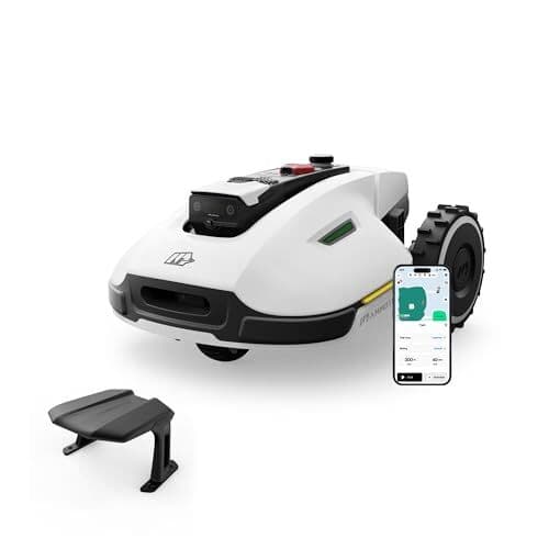 MAMMOTION YUKA 2000 Robot Tondeuse sans Fil Périphérique, Robot Tondeuse jusqu'à 2000m², Pelouse Semblable à Un Tapis, UltraSense AI Vision + RTK, Disque de Coupe Double, Largeur de Coupe 320mm