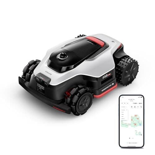 DREAME A3 AWD Pro 3500 Robot-Rasenmäher, für 3500 m², 4WD-Nabenmotoren, ohne RTK, 360° 3D-LiDAR & KI-Vision, Steigfähigkeit bis zu 80% (38,7°), EdgeMaster 2.0: < 4 cm Kantenpräzision