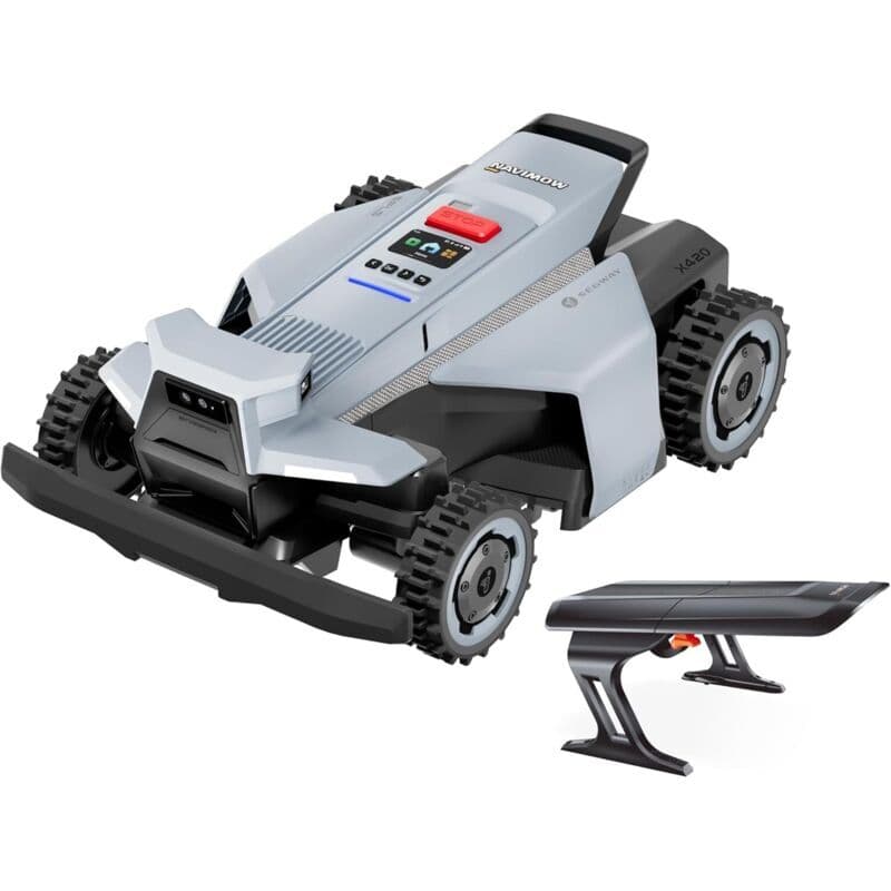 Segway Navimow X420 Mähroboter Mit Garage X Ohne Begrenzungskabel Für 2000 ㎡ Zero-turn Awd Für 84 % Steigungen Nrtk+360° Vision+vio Keine Rtk-basisstation