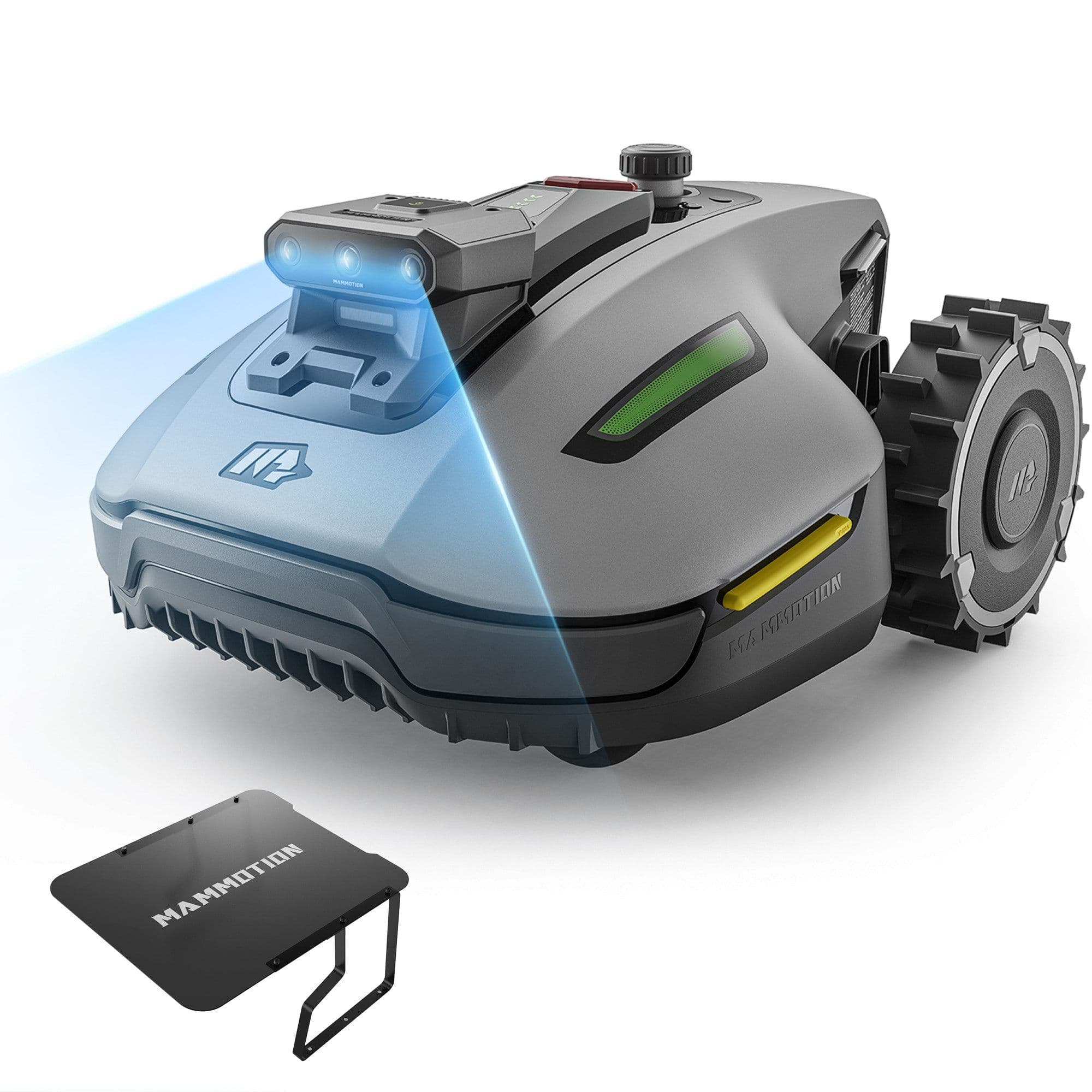 Mammotion Rasenmähroboter YUKA Mini 2 800 Mähroboter ohne Begrenzungskabel, bis 800 m² Rasenfläche, (mit Garage), DropMow, Auto-Kartierung, Kantenschneiden, 4G-Modul, APP
