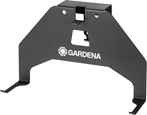 Gardena Wandhalterung: Wandhalter für Gardena SILENO+, Schutz vor Sonne und Regen, platzsparende Aufbewahrung, einfach zu montieren, Wandhalter aus Metall in Grau (4042-20)