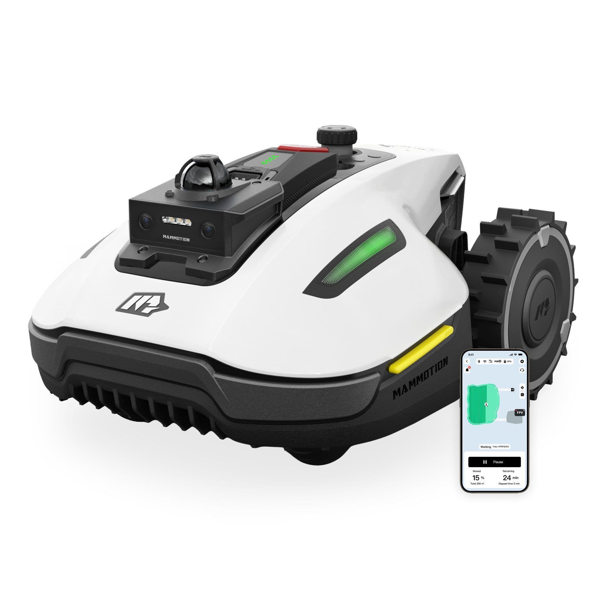 Mammotion Rasenmähroboter YUKA Mini 2 1000 Mähroboter ohne Begrenzungskabel, bis 1000 m² Rasenfläche, 360-LiDAR + KI-Vision, DropMow, Auto-Kartierung, mit 4G-Modul, APP