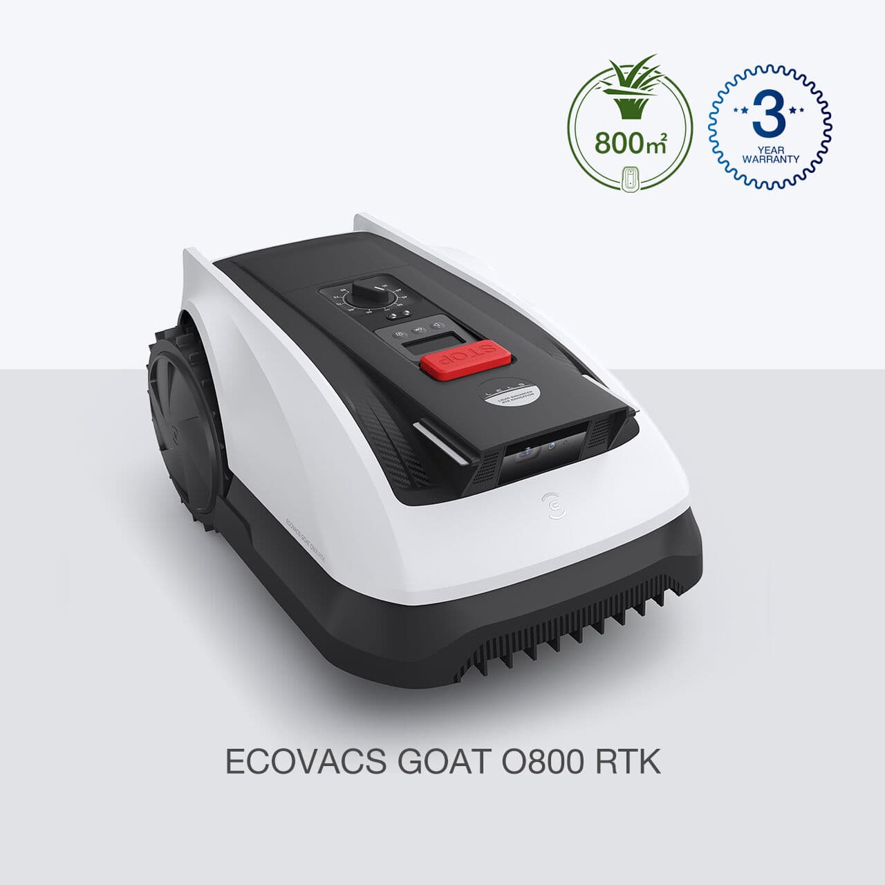 GOAT O800 RTK Robotic Lawn Mower (Smart Mapping, Obstacle Avoidance, Edge Cutting)