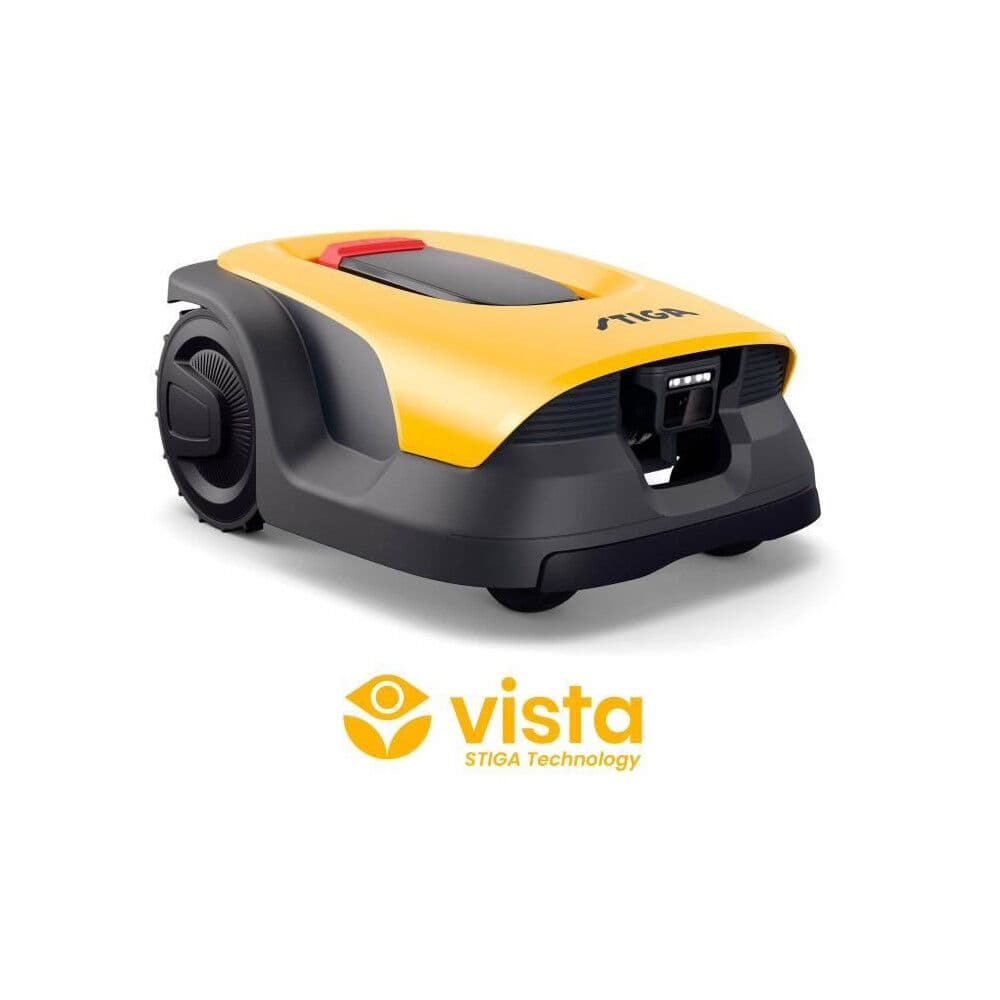 Robot Cortacésped - Stiga - A 10v - Superficie 1000 M² - Gestión 15 Zonas - Cámara Inteligente