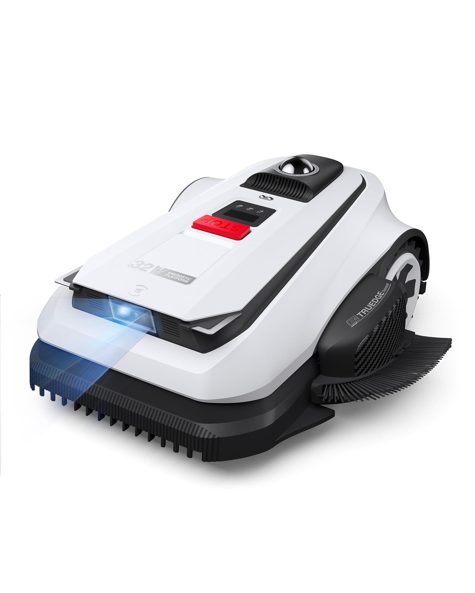 Ecovacs Goat A1600 LiDAR Pro Care Kit Robot Tondeuse sans Fil, 1600 M², Navigation Dual-LiDAR 360°, Cartographie Automatique, Évitement d'obstacles 3D par IA, Charge Ultrarapide, Grimpe à 50%