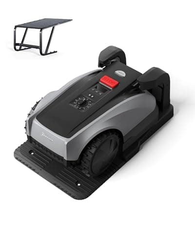 ECOVACS Goat O600 RTK Robot Tondeuse avec Garage, 600 M², Navigation RTK+Vision, Robot Tondeuse, Évitement des Obstacles par IA, Contrôle par Application