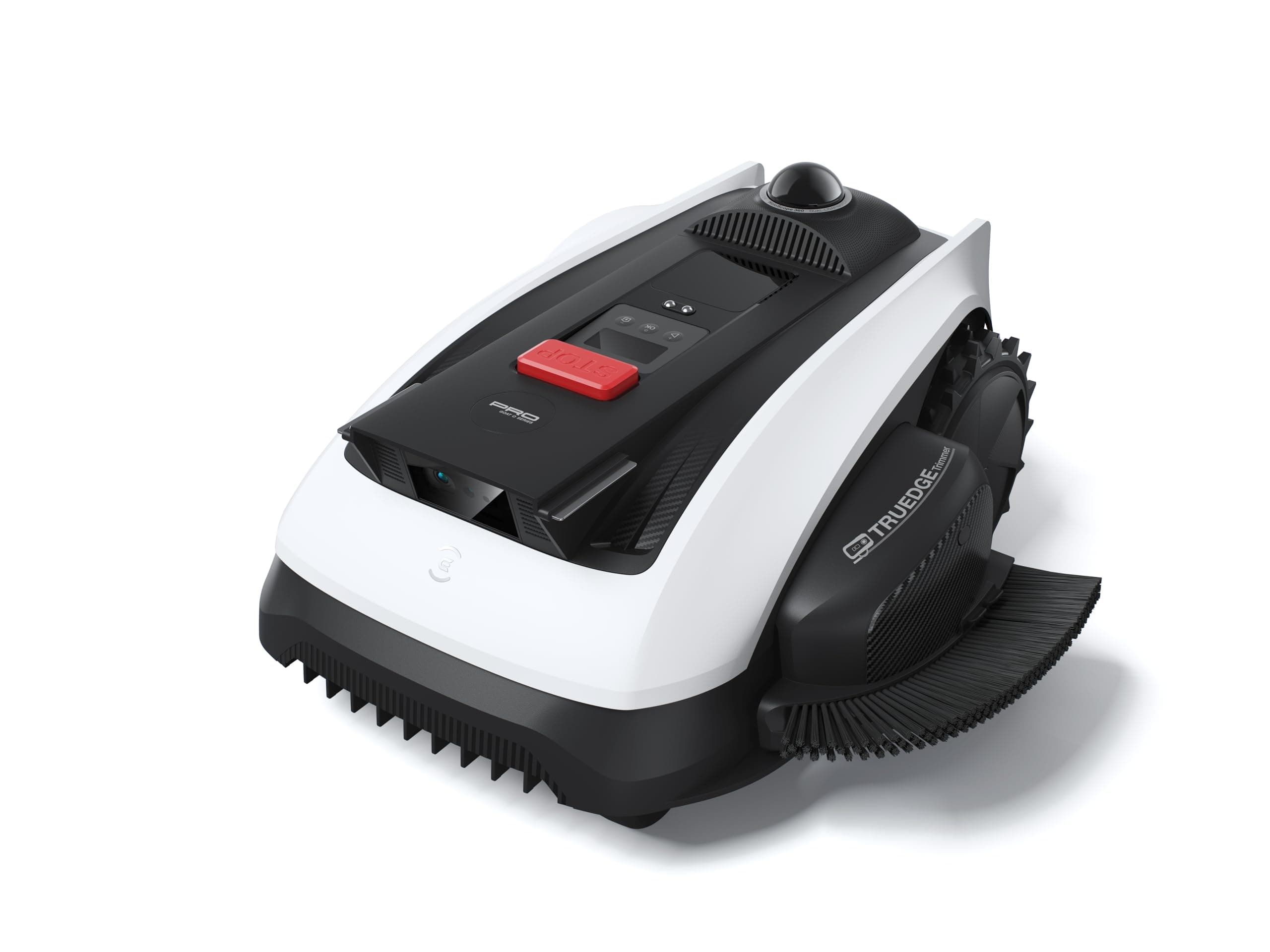 Ecovacs Goat O1200 LiDAR Pro Care Kit Robot Tondeuse sans Fil, 1200 M², Navigation Dual-LiDAR 360°, Cartographie Auto, Évitement d'obstacles 3D par IA, Coupe Précise des Bords