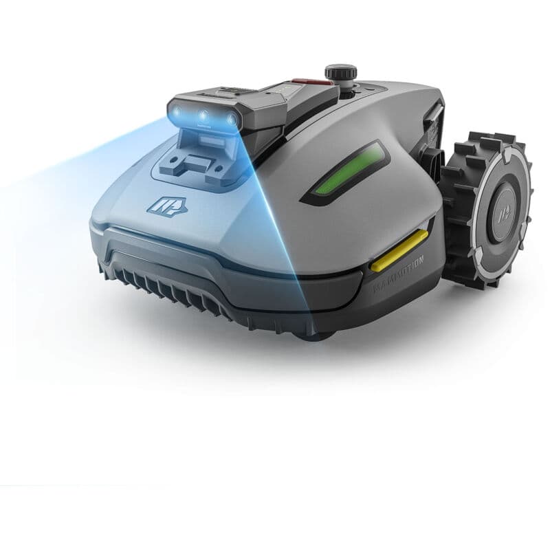 Robot Tondeuse Mammotion YUKA Mini 2 800,Système de vision IA à trois caméras,Navigation précise au niveau CM,surface recommandée:800 m²