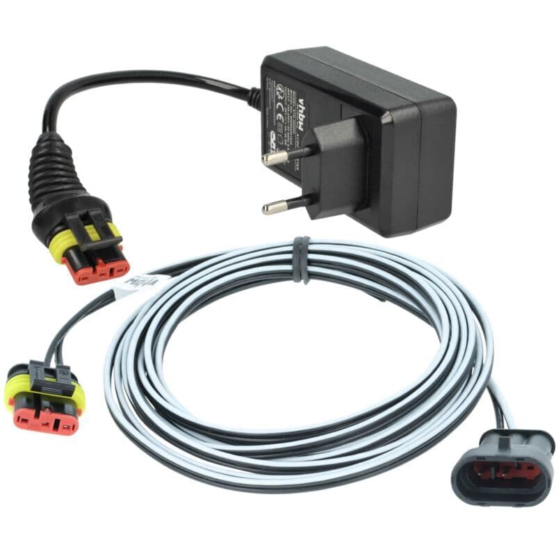 vhbw 1x Alimentation, 1x Câble basse tension 3 m compatible avec Husqvarna Automower Aspire R4, 420 (2016), 430X X-LINE (2016) tondeuse à gazon