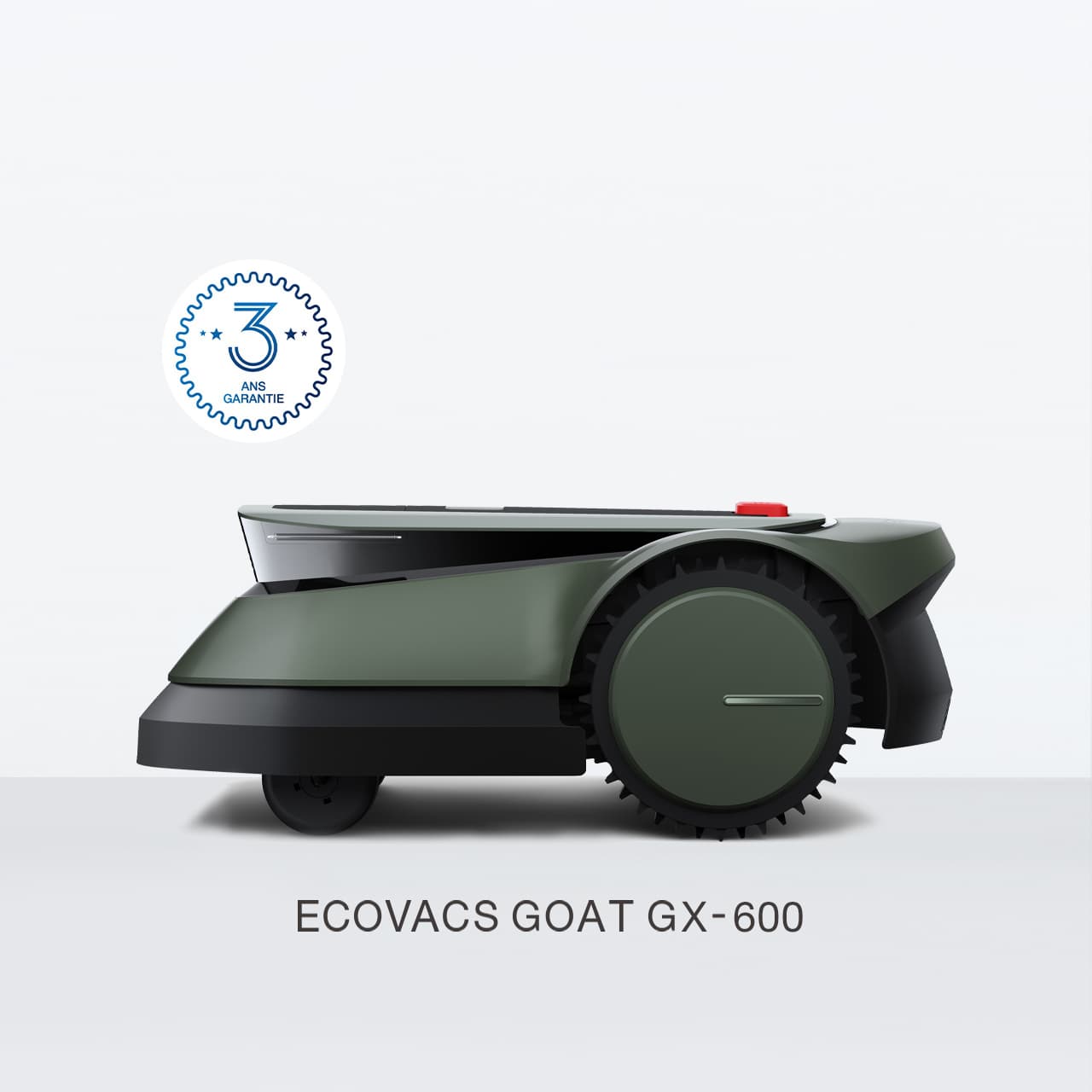 Robot tondeuse Ecovacs Goat GOAT GX-600 2024 testé par Mowy Lab