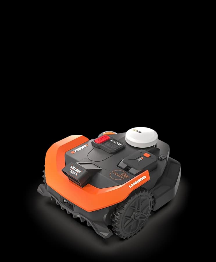 Robot tondeuse Worx Landroid Vision Cloud WR318E 2025 testé par Mowy Lab