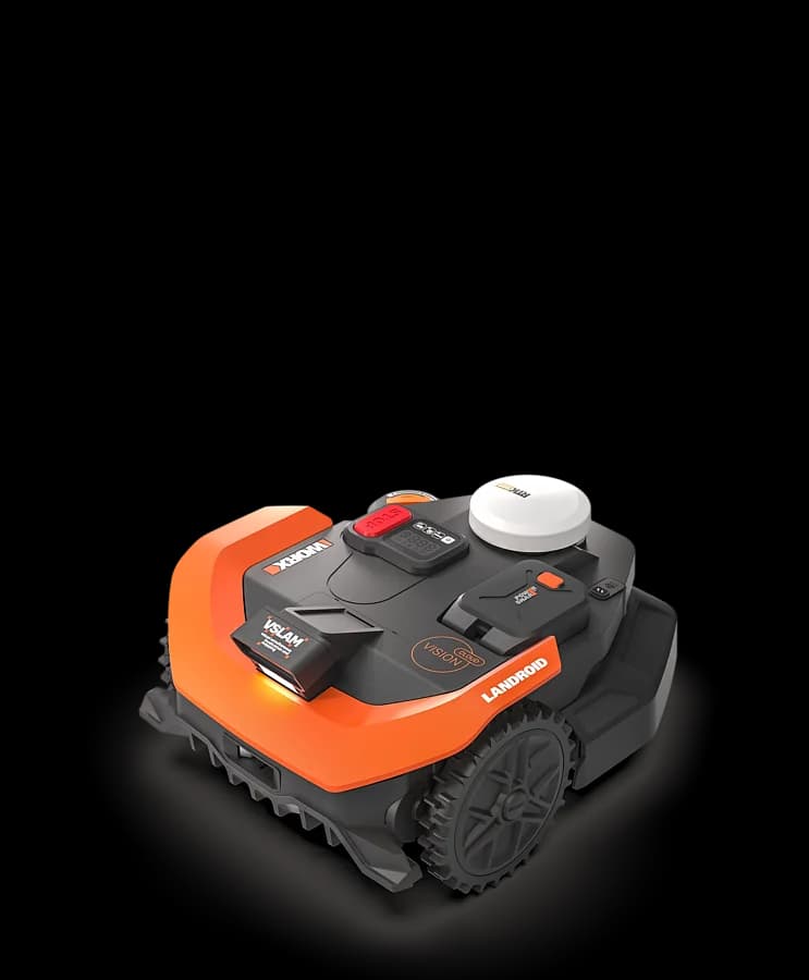 Robot tondeuse Worx Landroid Vision Cloud WR330E 2025 testé par Mowy Lab