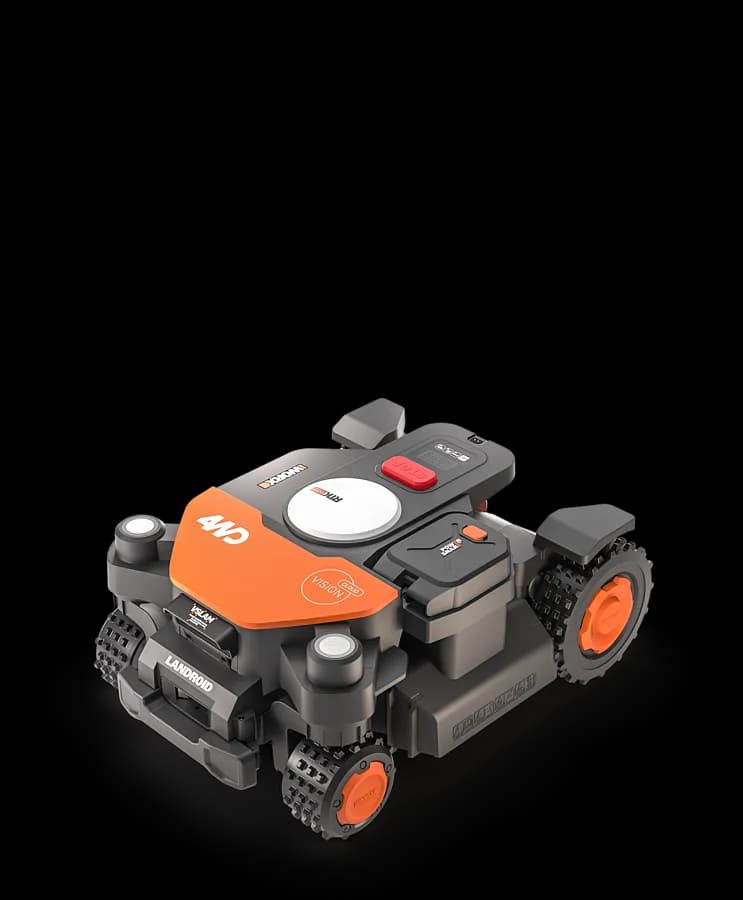 Robot tondeuse Worx Landroid Vision Cloud 4WD WR341E 2025 testé par Mowy Lab