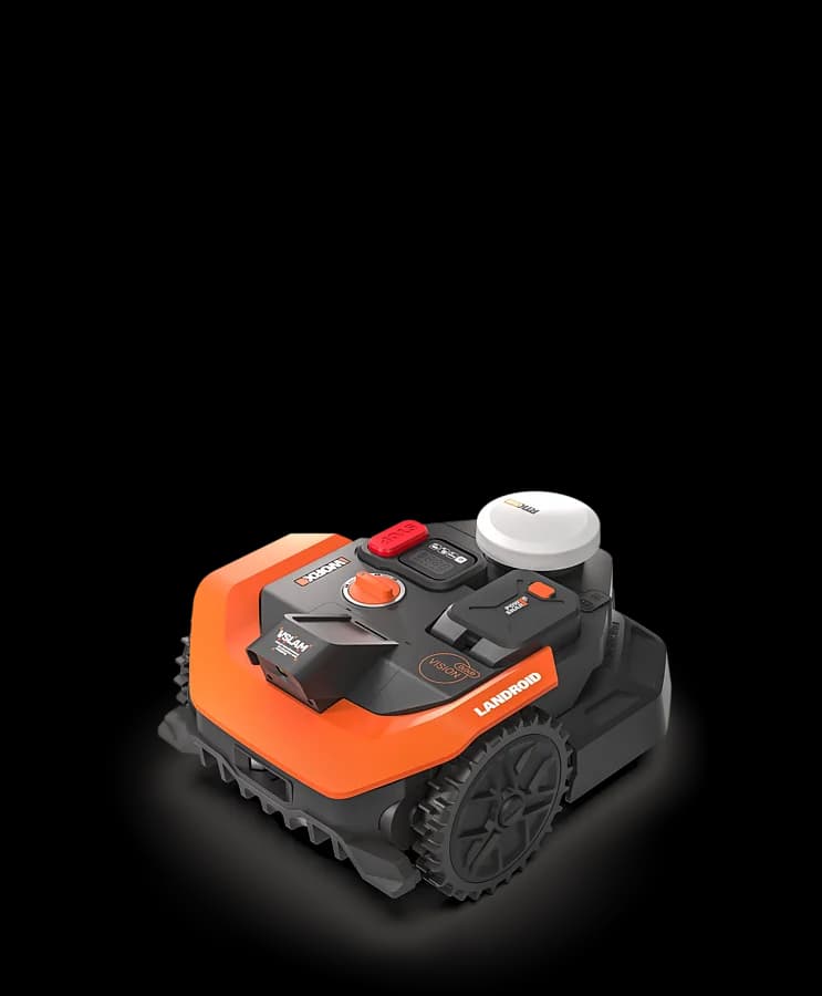 Robot tondeuse Worx Landroid Vision Cloud WR305E 2025 testé par Mowy Lab