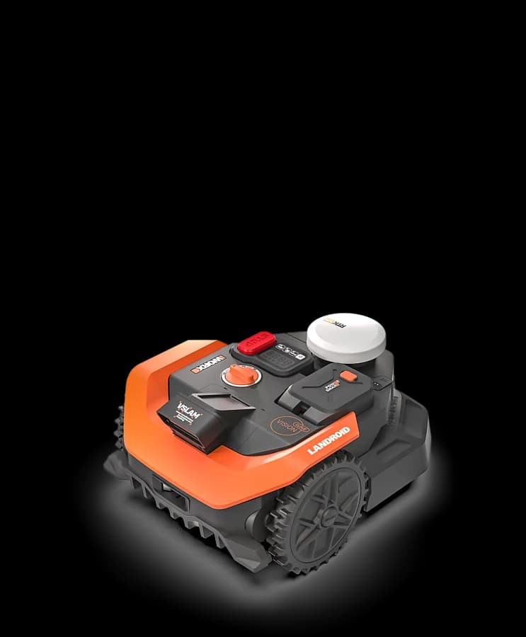 Robot tondeuse Worx Landroid Vision Cloud WR365E 2025 testé par Mowy Lab